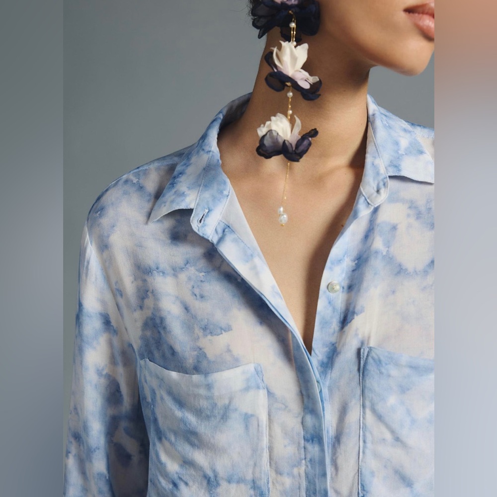 ANTHROPOLOGIE / CLOTH & STONE BUTTON SHIRT NWT